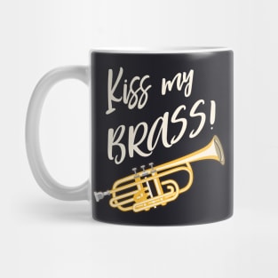 Kiss My Brass Band Trumpet Mug